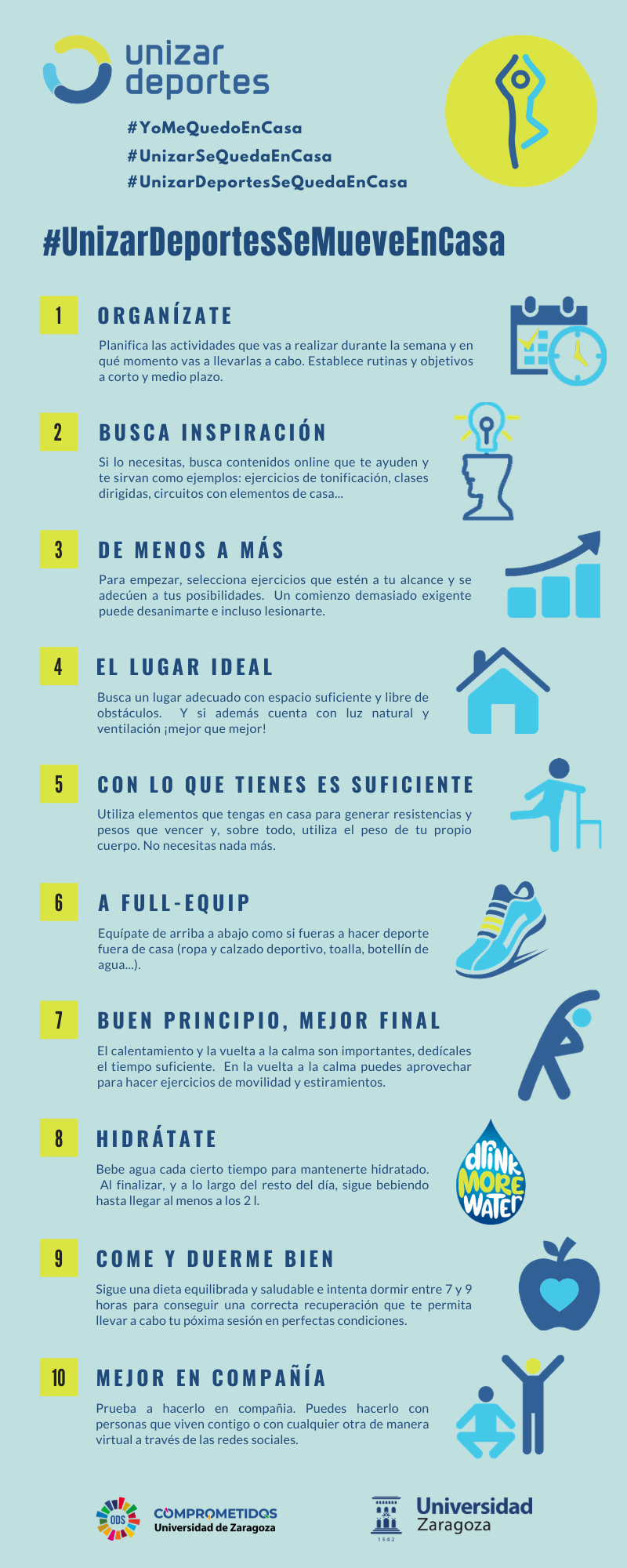 Deporte en casa: 5 consejos imprescindibles