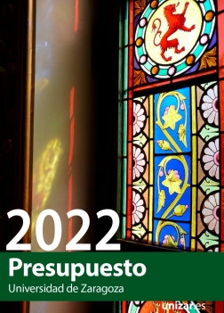 Portada Presupuesto 2022 - Universidad de Zaragoza