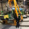 Cristina Margalejo en el experimento CAST en el CERN 