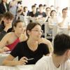 Estudiantes antes de realizar la prueba de acceso a la universidad