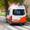 Ambulancia en la calle