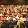 Estudiantes en un acto de la Facultad de CIencias de la Salud y del Deporte del Campus de Huesca