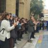 Acto por la igualdad en el Campus de Huesca