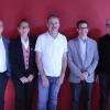 Arauzo, Pina, Martínez-Montiel, G. Bedia, Lanas, en la presentación 