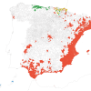 Mapa municipal mosquitos España