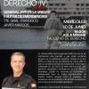 Cartel última sesión del ciclo "Diálogos en la Facultad de Derecho"