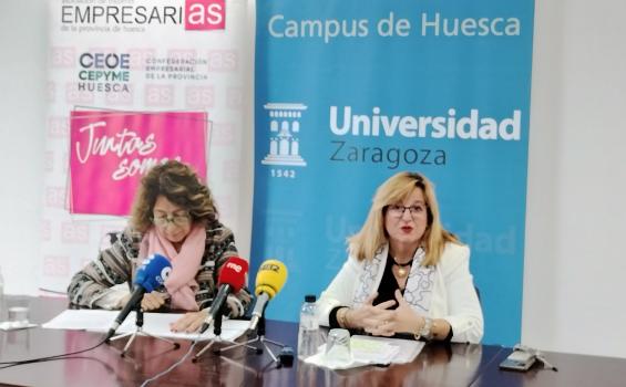 Presentación de las actividades del convenio Unizar_Amephu en el Campus de Huesca