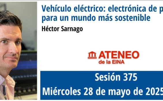cartel anunciando la charla