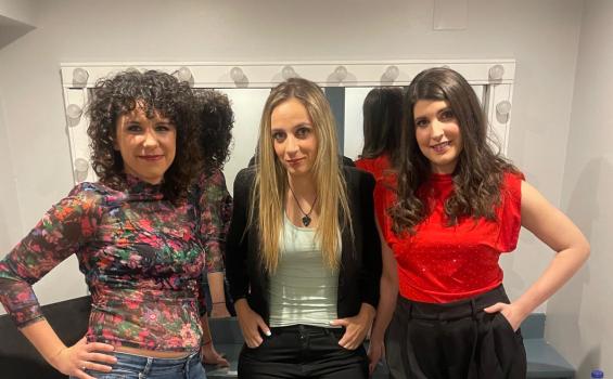 Alicia Otero, María Mateo y Andrea Ariño 