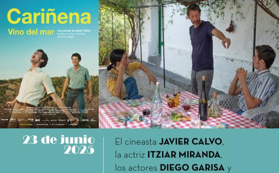 Cartel de las 245.ª sesión de "La buena estreña": "Cariñena, vino del mar"