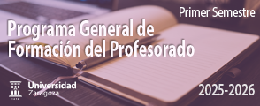 Banner Programa General de Formación del Profesorado 25-26