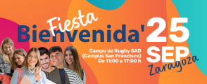 Banner Fiesta de bienvenida