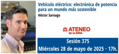cartel anunciando la charla