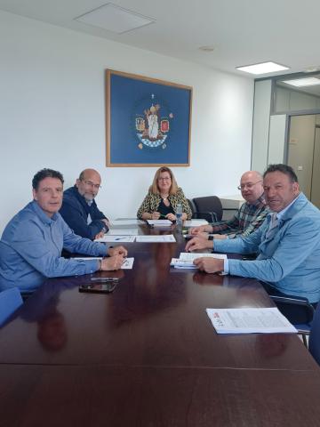 Comisión de seguimiento de la Cátedra de Montaña reunida en el Campus de Huesca