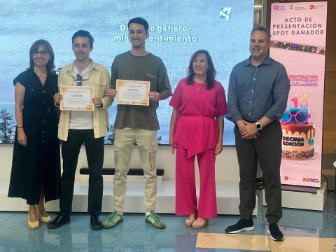 ganadores X concurso spot igualdad género