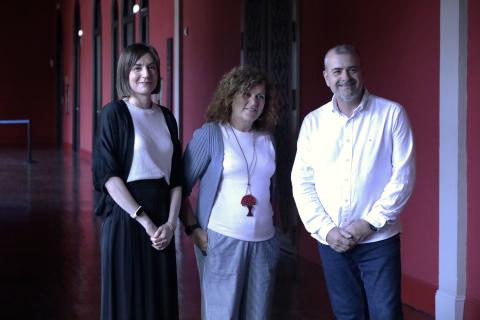 Beatriz Valiente, Ángela Alcalá, Miguel Ángel Barberán