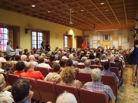 Conferencia de Ignacio Martínez de Pisón en los cursos de verano de Unizar en Jaca