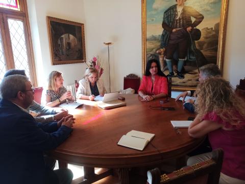Reunión de Unizar y el Ayuntamiento de Huesca
