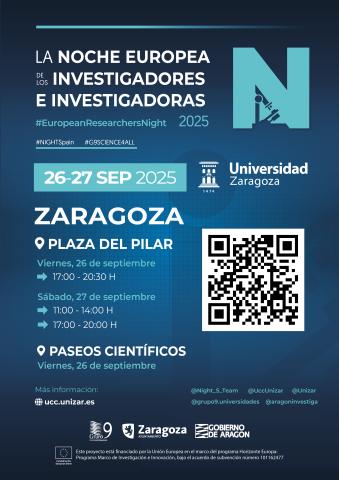 Cartel Noche Zaragoza Unizar 2025