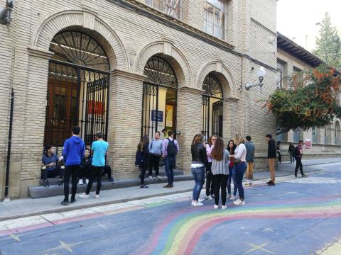 Facultad de Ciencias HUmanas y de la Educación, sede de las titulaciones sobre el aragonés