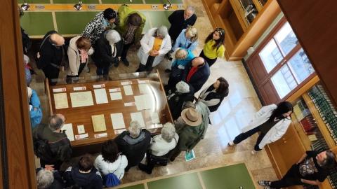 Visita al Archivo Municipal de Zaragoza, con la guía de María José Foncillas. Fiesta de la Historia 2024