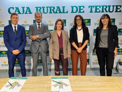 Firma de convenio UNIZAR CULM Caja Rural Teruel