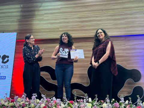 Alicia Otero, ganadora 