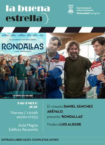 Cartel de la 253.ª sesión de "La buena estrella" (Daniel Sánchez Arévalo)