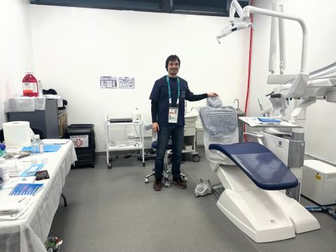 Alejandro de la Parte en la 'Dentist Room'