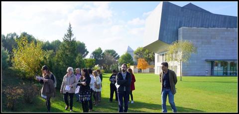 Visita al sendero botánico de la Politécnica del Campus de Huesca 