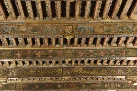 Techumbre de la ala del Tanto Monta (Foto: Museo Diocesano de Huesca)