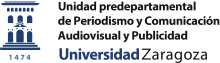 Logo Unidad Predepartamental de Periodismo, Comunicación Audiovisual y Publicidad