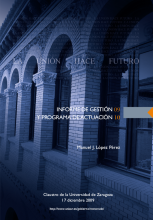 Portada informe de gestión 2009 - programa de actuación 2010