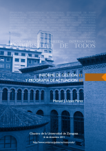 Portada informe de gestión 2011 Programa de actuación 2012