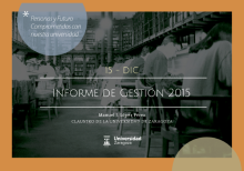 Portada informe de gestión 2015