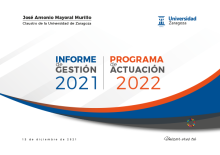 Portada informe de gestión 2021 - programa de actuación 2022